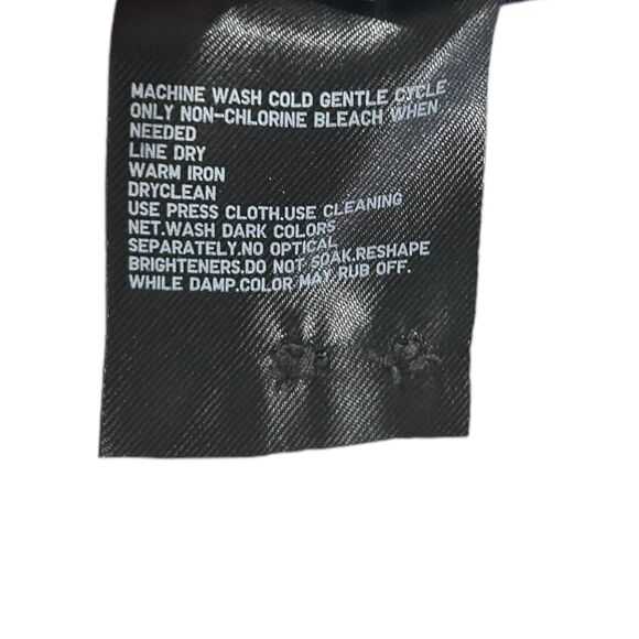 Uniqlo Navy Rayon Linen Minimalist Modest Relaxed Oversized Shirt Dress Sz XS - Picture 13 of 13